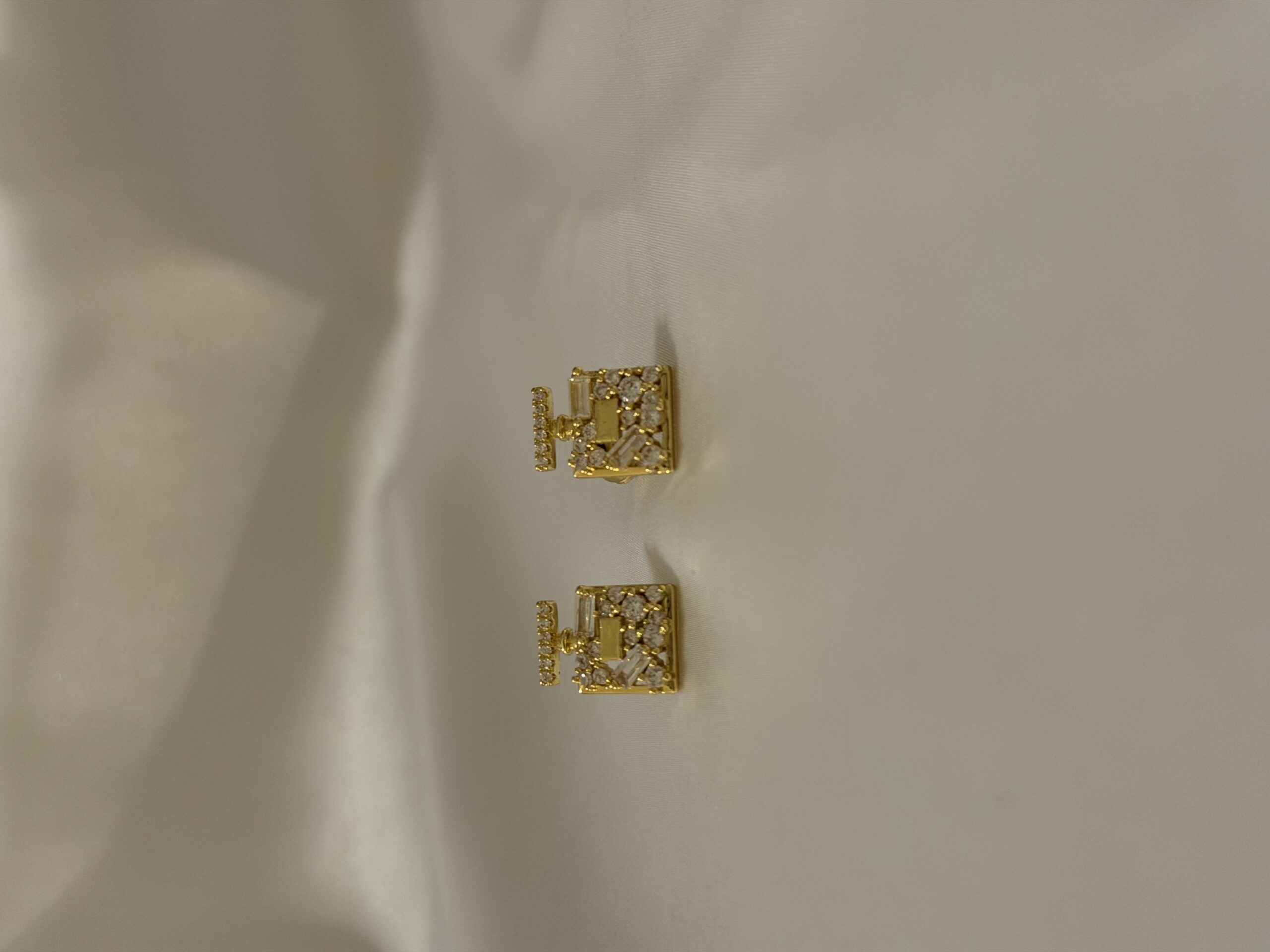 IMG_1910 Perfume Bottle Stud Piereced Earrings (PTE002G) - Image 1