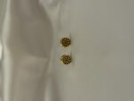 Gold With Black Onyx Stud Earrings  (PTE006BG) - Image 5