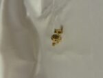 Gold With Black Onyx Stud Earrings  (PTE006BG) - Image 4