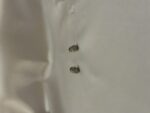 Half Round Hip-Hop Earrings Silver (PTE008S)