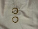 Gold Plated Hoop Earrings (PTE028G)