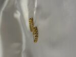 Gold Plated Hoop Earrings (PTE028G) - Image 3