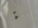 Silver Round Studd Earrings (PTE014S) - Image 5