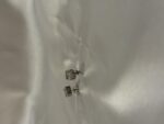 Silver Round Studd Earrings (PTE014S) - Image 4